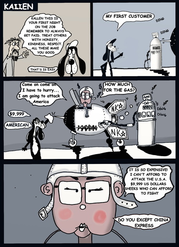 Cartoon: Kallen gets a job (medium) by tonyp tagged arp,cartoons,ink,pencil,tonyp