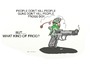 Cartoon: FROGS kill people not guns (small) by tonyp tagged arp,frogs,guns,kill,arptoons
