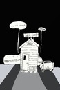 Cartoon: Super sub drive up (small) by tonyp tagged arp,arptoons,subs,sandwiches,drive,up,in