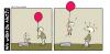 Cartoon: Der Klassiker (small) by The Ripple Brook tagged baby,luftballon,fliegen,schenken,klassiker