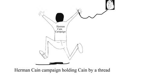 Cartoon: HermanCain (medium) by Cocotero tagged politics