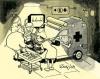 Cartoon: emergency (small) by dloewy tagged ambulance