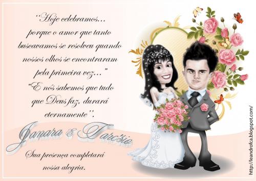 Cartoon: Convite de Casamento (medium) by leandrofca tagged caricature,art,illustracion
