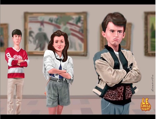 Cartoon: Ferris Bueller s Day Off (medium) by leandrofca tagged caricature