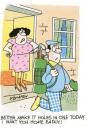 Cartoon: Hole in one. (small) by daveparker tagged holes,in,one,nagging,wife,home,early,