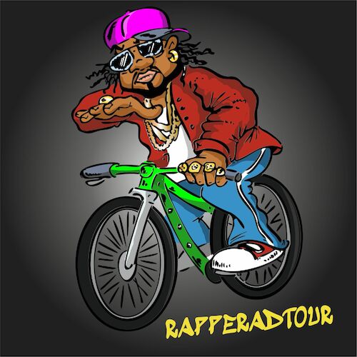 Cartoon: RapperRadTour (medium) by eisi tagged einfach,mal,ein,kalauer