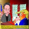 Cartoon: Überambitioniert (small) by eisi tagged elon,musk,donald,trump,you,are,fired