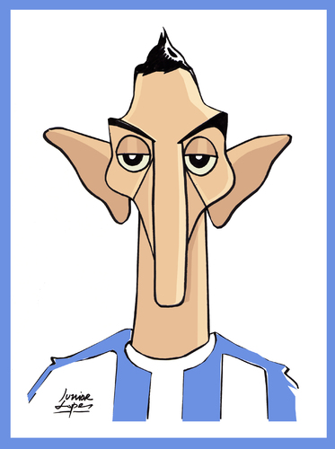 Cartoon: Di Maria (medium) by juniorlopes tagged world,cup,2010,karikatur,karikaturen,fußball,fussball,sportler,sport,ballsport,weltmeisterschaft,wm,2010,di maria,argentinien,di,maria