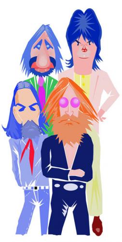 Cartoon: Fab Four (medium) by juniorlopes tagged beatles,beatles,john lennon,ringo starr,george harrison,paul mccartney,pilzköpfe,musik,revolutionär,kult,rock and roll,band,berühmt,weltbekannt,neumodisch,trendweisend,karriere