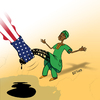 Cartoon: Oil pornography (small) by LeeFelo tagged oil,opec,nigeria,robbery
