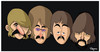 Cartoon: Beatles (small) by Marcelo Rampazzo tagged beatles