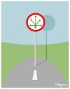 Cartoon: No way (small) by Marcelo Rampazzo tagged drugs
