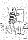 Cartoon: Plain Air painting (small) by Marcelo Rampazzo tagged painting,surreal,plain,air