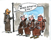 Cartoon: Pfarr-Ausweise (small) by Florian France tagged kalauer,wortspiel,pfarrer,ausweise,bahn