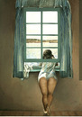 Cartoon: the window (small) by cizmeco tagged woman