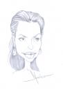 Cartoon: Jolie (small) by Mecho tagged jolie,angelina,caricature,caricatura