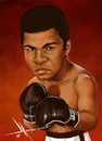 Cartoon: Muhammad Ali (small) by Mecho tagged muhammad,ali,box,caricature