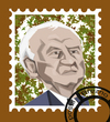 Cartoon: stamp (small) by ivo tagged wow