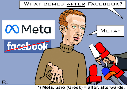 Cartoon: Ex-Facebook (medium) by RachelGold tagged facebook,meta,zuckerberg,technology,big,tech,social,media,corruption,facebook,meta,zuckerberg,technology,big,tech,social,media,corruption