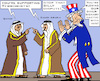 Cartoon: Blowing Dispute (small) by RachelGold tagged saudi,arabia,qatar,usa,isis,liga,ally,blowing