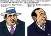 Cartoon: Famous Tax Dodgers (small) by RachelGold tagged italy,justice,berlusconi,capone,tax,evasion