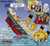 Cartoon: Euro-Titanic (small) by MarkusSzy tagged euro,crisis,titanic,classes