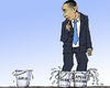 Cartoon: Intervention in Syria? (small) by MarkusSzy tagged usa,syria,military,intervention,obama,buckets