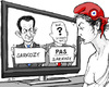 Cartoon: la decision de Marianne (small) by MarkusSzy tagged france,presidency,election,sarkozy