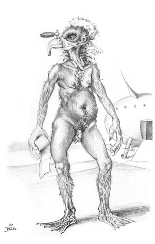 Cartoon: Zwischenlandung (medium) by Thomas Bühler tagged außerirdisch,präastronautik,ufo,alien