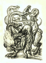 Cartoon: Herkules mit Hydra (small) by Thomas Bühler tagged mythologie,sagen,stark,kraft,muskeln,kampf,kämpfer,kämpfen,ungeheuer,monster,sieg,griechenlan