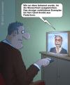 Cartoon: Der letzte Mensch ! (small) by moonman tagged tv,endzeit,apokalypse