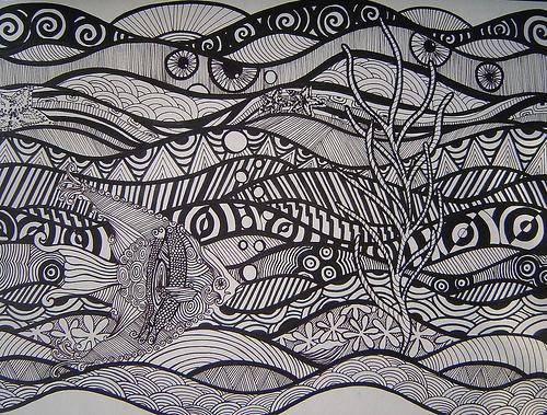 Cartoon: O peixe (medium) by AnnaOlyver tagged sea,water,fish,star