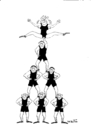 Cartoon: Circus (small) by van der Tipa tagged arena,acrobat,gymnast