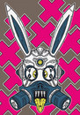 Cartoon: white tek rabbit (small) by elmoro tagged illustration illustrator digital vector art