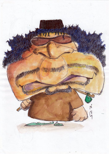 Cartoon: Gaddafi (medium) by zed tagged muammar,gaddafi,libya,war,politician,dictator,oil,world,crisis,portrait,caricature
