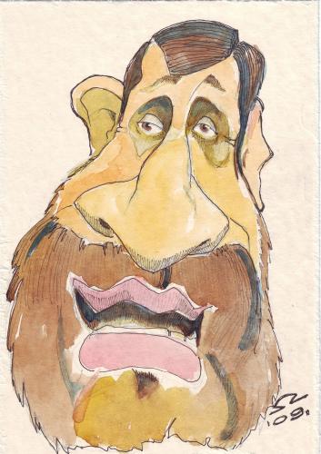 Cartoon: Mahmoud Ahmadinejad (medium) by zed tagged mahmoud,ahmadinejad,iran,persia,president,islam,politicians,portrait