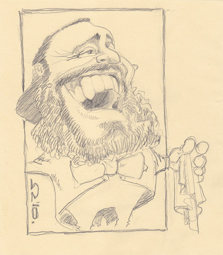 Cartoon: Pavarotti (medium) by zed tagged luciano,pavarotti,italia,operatic,tenor,music,famous,people,portrait,caricature