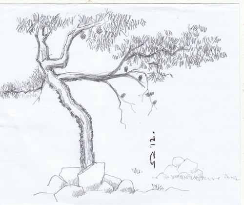 Cartoon: tree (medium) by zed tagged tree,ecologie,global,warming