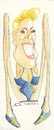 Cartoon: Brigitte Nielsen (small) by zed tagged brigitte,nielsen,denmark,actress,tv,star,portrait,caricature