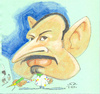 Cartoon: Hicabi (small) by zed tagged hicabi demirci cartoonist artist caricaturist istambul turkey portrait caricature