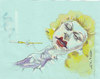 Cartoon: Jean Harlow (small) by zed tagged jean harlow usa actress film hollywood movie sex simbol portrait caricature