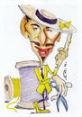 Cartoon: John Galliano (small) by zed tagged john,galliano,gibraltar,fashion,designer,portrait,caricature