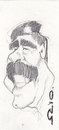 Cartoon: Saddam Hussein (small) by zed tagged saddam,hussein,iraq,president,politic,globalisation,portrait,caricature