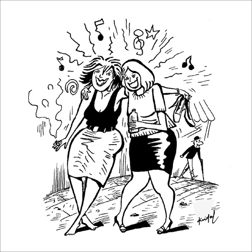 Cartoon: Cheers_to_Women.s_Day (medium) by firuzkutal tagged woman,macho,savas,war,struggle,krig,women,womans,day,firuzkutal,kutal,equality,like,stop,halt,kvinner,girl,kadin,work,body,justice,rettigheter,rights,men,man