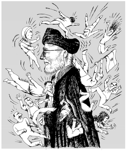 Protesters shaked the regime