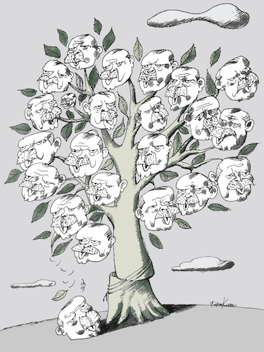 Cartoon: Recep Tayyip Erdogan is ready (medium) by firuzkutal tagged recep,tayyip,erdogan,election,ruler,party,akp,chp,mhp,hdp,lemon,tree,recep,tayyip,erdogan,election,ruler,party,akp,chp,mhp,hdp,lemon,tree