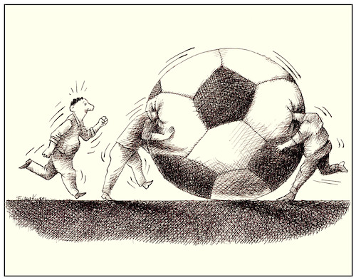 Cartoon: World Cup 2018 begins 2018 fan (medium) by firuzkutal tagged football,world,cup,russia,germany,italia,brasil,fair,play,soccer,fan,ball,game,holligan,2018,football,world,cup,russia,germany,italia,brasil,fair,play,soccer,afrique,ball,game,holligan