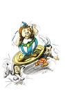 Cartoon: französisch-deutsche Troika (small) by Parallelallee tagged merkel,sarkozy,hollande,euro,troika,obelix,asterix,idefix