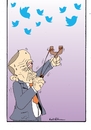 Cartoon: jagd auf twitter (small) by kader altunova tagged jagt,twitter,erdogan,türkei,internet