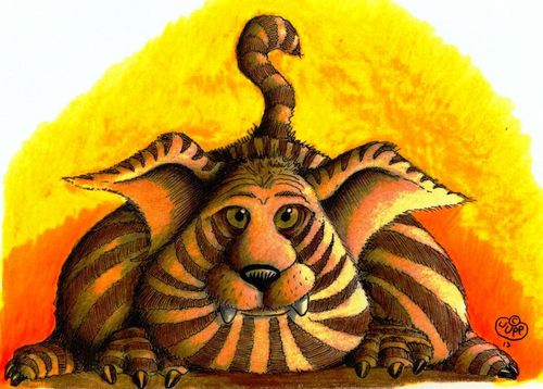 Cartoon: Fat cat (medium) by Jupp tagged tier,katze,cat,fat,animal,jupp,fett